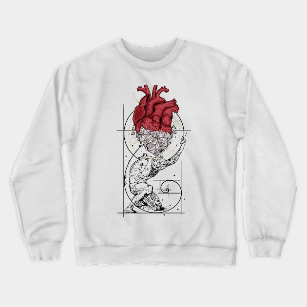 heart of stone Crewneck Sweatshirt by PaperHead